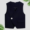 thumbnail image 2 of Boys Formal Suit Vest Kids 3 Button Adjustable Back Strap Toddler Vests, 2 of 3