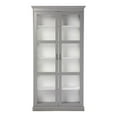 thumbnail image 2 of Bowery Hill Transitional Wood Tall Curio Cabinet in Gray Finish, 2 of 3