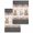 Black White, variant on Easter Bunny Eggs Kitchen Dish Towels for Drying Dishes Set of 2, Spring Flowers Rabbits Farmhouse Buffalo Plaid Waffle Weave Microfiber Hand Tea Bathroom Towels Quick Dry & Absorbent Towel 15.7x23.6