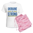 thumbnail image 6 of CafePress - Ukraine Strong Women's Light Pajamas - Women's Short Sleeve Print T-Shirt and Pants Light Cotton Pajama Set, 6 of 7