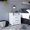 White, variant on Stylish White Living Room End Table With Two Drawers And Decorative Element Side 2 For Organization