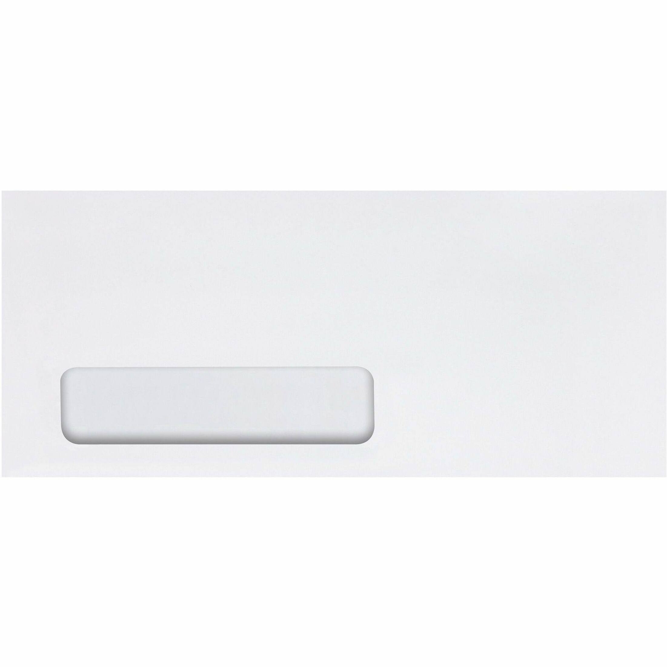 Quality Park, QUA21318, No. 10 Single Window Envelope with a Self-Seal Closure, 500 / Box, White