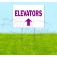 thumbnail image 1 of Elevators Up (18" x 24") Yard Sign, Includes Metal Step Stake, 1 of 6