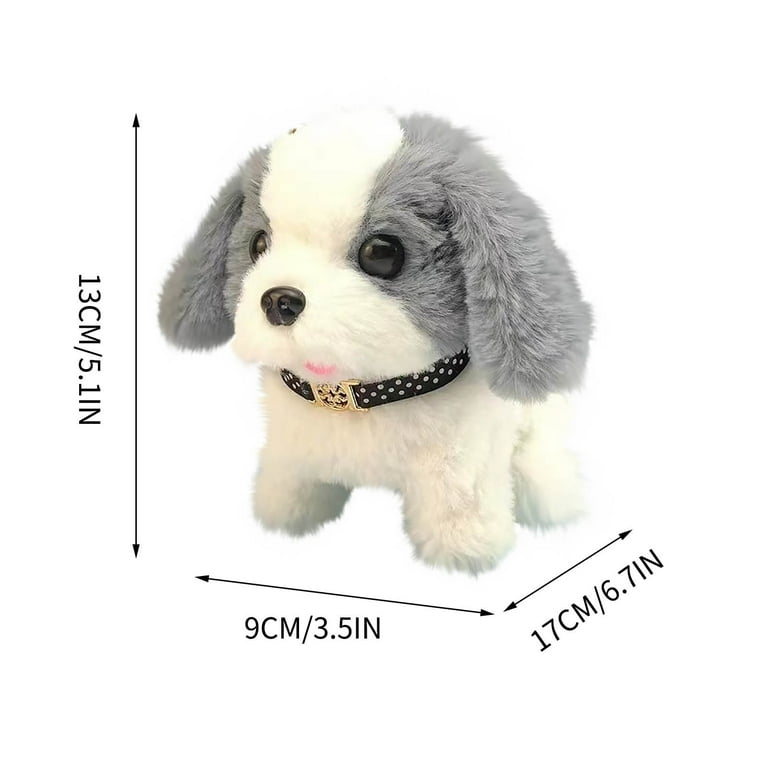 Realistic Robot Puppy Dog Toy for Kids Interactive Play, Walks