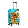 thumbnail image 3 of Cute Anime Cartoon Garfield Travel Suitcase Protective Cover Trunk Case Washable Elastic Luggage Cover Fits X-Large Suitcase Protector Baggage With Concealed Zipper Gifts, 3 of 5