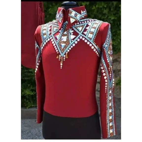 Western Show Pleasure Rail Shirt Jacket Clothes Showmanship Horsemanship