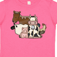 thumbnail image 4 of Inktastic Cute Horse, Sheep, Cow, Pig, and Rooster Farm Animals Boys or Girls Toddler T-Shirt, 4 of 5