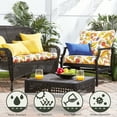 thumbnail image 6 of Greendale Home Fashions 24 x 24 in. Esprit Floral Premium 2-Piece Deep Seat Cushion Set, 6 of 9