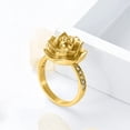 thumbnail image 6 of Cremation Ring for Ashes for Women Rose Flower Urn Rings Memorial Jewelry Human Pet Stainless Steel Ash Holder Loved Ones Funeral Keepsake Gift, 6 of 8