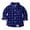 Dark Blue, variant on Toddler Boys Girls Plaid Shirts Back to School Long Sleeve Button Down Shirt Dressy Fall Spring Casual Going Out Tops, Black, 3 Years