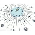 thumbnail image 3 of Crystal Wall Clock Sunburst Decorative for Livingroom, 3 of 4