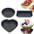 thumbnail image 2 of Sartén para hornear pasteles con forma de crisantemo, herramienta para pasteles de Mousse rectangular redonda, herramienta para pasteles extraíble inferior, moldes para pasteles de cocina, 2 of 4