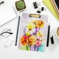 thumbnail image 7 of FMSHPON Watercolorful Sunflower Clipboard Hardboard Wood Nursing Clip Board and Pull for Standard A4 Letter 13x9 inches, 7 of 7