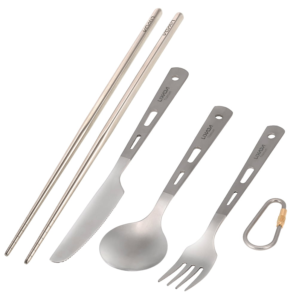 Titanium Chopsticks Camping Cutlery Children Chopsticks Portable Outdoor Tableware 