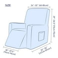 thumbnail image 3 of Stretch Recliner Chair Cover with Side Pocket, Polyester and Spandex Upgrade Pattern Couch Covers, Dog Cat Pet Slipcovers Furniture Protectors, Machine Washable, 3 of 6