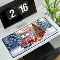 thumbnail image 3 of Santa is Coming Corgi Merry Christmas Xmas Noel Truck Tree Desk Mat Full Keyboard Mouse Pad Welsh Corgi Dog Lover Gifts Idea Large Mousepad - 02023, 3 of 5
