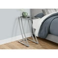 thumbnail image 4 of Accent Table C-shaped End Side Snack Living Room Bedroom Metal Grey, 4 of 5