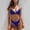 Blue, variant on Dvkptbk Bikini Women Two Bikini Set Padded Push Up Swimwear Swimsuit Bathing Suit for Women