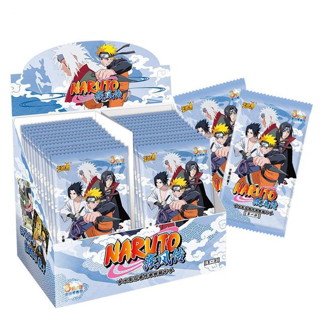 The New KAYOU Naruto Card The Chapter of Soldiers Naruto Bronzing Inheritance Rare BP Card Children's Gift Collection Card Gao Jinjia LED