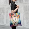 thumbnail image 4 of Happy Birthday to Shih Tzu Kitten Party Balloons Cake All Over Print 3D Canvas Tote Bag Lion Dog Lover Gifts Reusable Handbag - 00027, 4 of 5