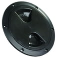 thumbnail image 3 of JR Access Door 31015 4.45 Inch Cutout Diameter; 5.12 Inch Outside Diameter; Black; ABS Plastic; Lockable; With Rubber Seal; Single, 3 of 3
