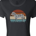 thumbnail image 4 of Inktastic Zebra Safari Animal Sunset Women's T-Shirt, 4 of 5