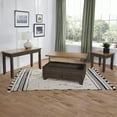 thumbnail image 4 of Steve Silver Bear Creek Rustic Wood End Table, Chocolate Brown, 4 of 9