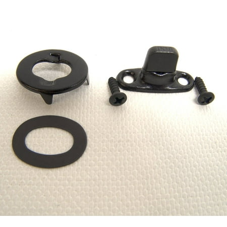 Common Sense Turn Button Fastener Black Oxide (Government Black) 1 Piece Set, Marine Grade, Common Sense Turn Button Fastener By Dot Scoville Ship from US