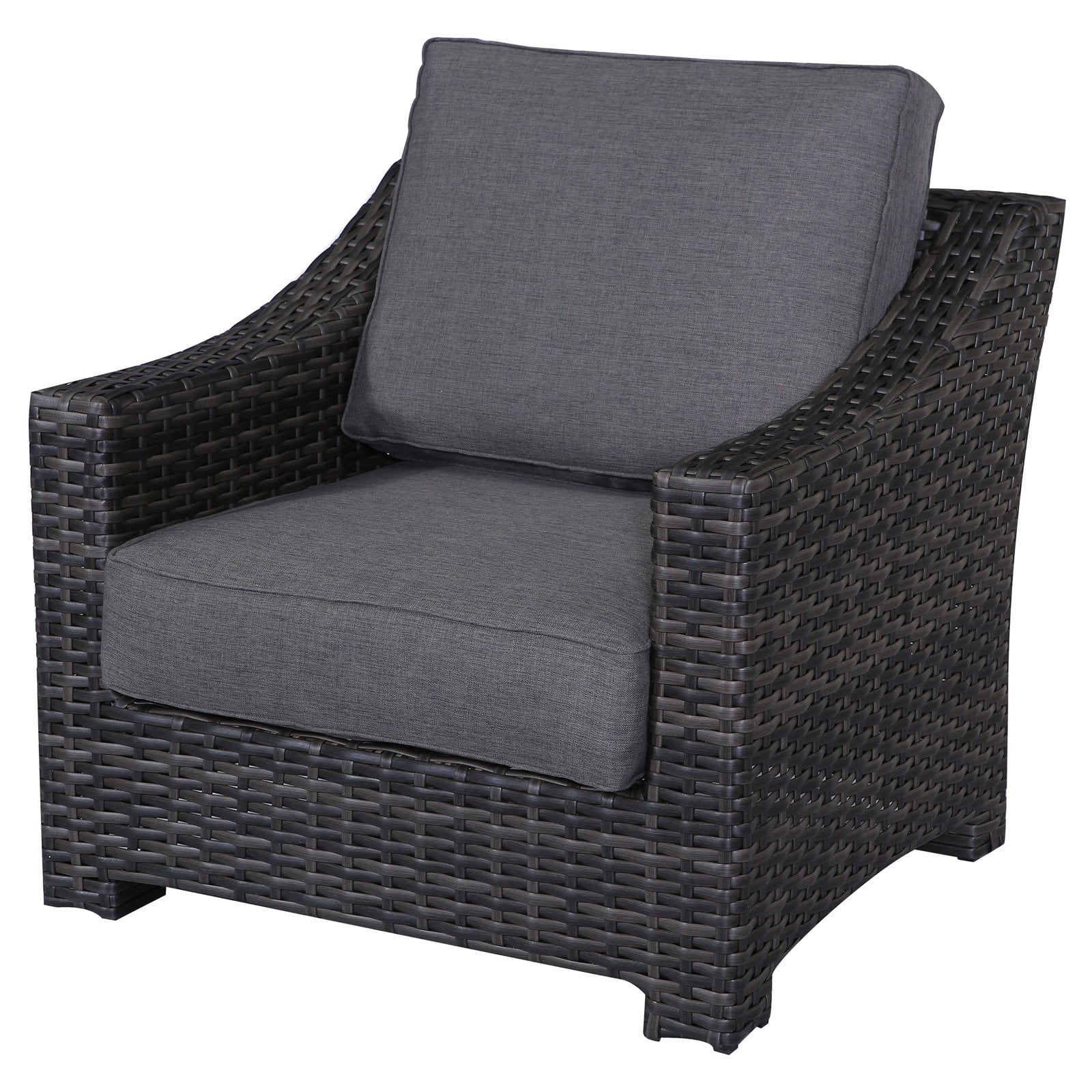 Teva Patio Bora Wicker Rattan Club Chair With Olefin Teva Patio Bora Wicker Rattan Club Chair With Olefin Cushion Com