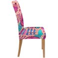 thumbnail image 3 of RYLABLUE Spring Floral Stretch Chair Cover Protector Seat Slipcover for Dining Room Hotel Wedding Party Set of 1, 3 of 5