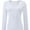 White, variant on Women Shirts V Neck Long Sleeve Tops T-Shirt Basic Tees