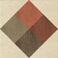 thumbnail image 1 of Ahgly Company Machine Washable Indoor Square Transitional Sienna Brown Area Rugs, 7' Square, 1 of 7