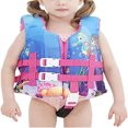 thumbnail image 2 of Honganda Children Life Jacket, Kids Girls Swim Swimming Floating Vest Aid, 2 of 8