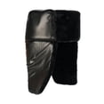 thumbnail image 4 of Gorro de trampero con orejeras, suave, portátil, moderno, cómodo, cálido para invierno. PU negro, 4 of 9