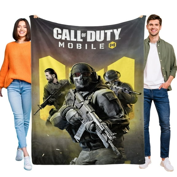 Call of Duty Blanket for Boys Girls Lightweight Kids Throw Blanket Cute Soft Blankets Flannel Plush Blankets Gifts 30x40in