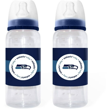 NFL Baby Fanatic Baby Bottle, 2pk, Seattle Seahawks