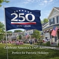 thumbnail image 5 of KUNPENG 250 Anniversary Usa Outdoor Flag - We The People 1776-2026 Patriotic Yard & House Banner for 4th of July, 2x3 ft, 5 of 14