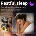 thumbnail image 3 of Anillo Inteligente R12M para Hombres y Mujeres, Frecuencia Cardíaca y Modo Multideporte, Anillo de Fitness IP68, Monitor de Sueño, Anillo Inteligente 22 21,8 mm Dorado, 3 of 5