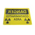 thumbnail image 4 of High Visibility Metal Patches Nuclear Radiation Warning Sign Effectively Identify Hazards Durable and Easy to Install, 4 of 5