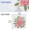 thumbnail image 7 of GZHJMY Flowers Pattern Napkins Reusable Washable Cloth Napkins Set of 4, Soft Comfortable Dinner Napkins for Family Weddings Holiday Party 20 X 20 Inch Washcloths, 7 of 7