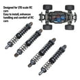 thumbnail image 3 of RC Damper Set, 90mm Accuracy Fit High Strength RC Car Shock Absorbers with 8 Spare Springs for 1/10 Scale Models Gold,Ti Color, 3 of 7