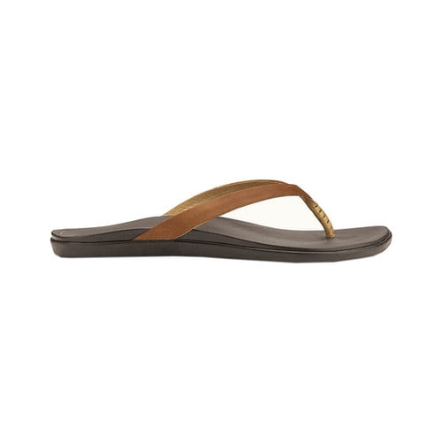 olukai womens leather flip flops