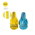 thumbnail image 6 of Outdoor Puppy Pet Rain Coat with Hood Waterproof Jackets PU Reflective Snowproof Raincoat for Dogs Cats Apparel Clothes Yellow, 6 of 9