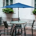 thumbnail image 4 of Costway 9FT Patio Umbrella Patio Market Steel Tilt W/ Crank Outdoor Yard Garden Blue, 4 of 11