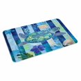 thumbnail image 2 of Blue Turtle Coastal Door Mat&nbsp;Indoor Outdoor Entrance, Non Slip Small Rug for Kitchen Bathroom Entryway Rug, Nautical Beach Summer Sea Retro Washable Doormat Floor Mat for Office 18x30 Inch, 2 of 8