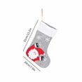 thumbnail image 3 of 3 Pack Christmas Stockings Large Xmas Fireplace Hanging Stockings with Santa Snowman Reindeer for Kids Gift Family Holiday Christmas Decorations Tree Decoration, 3 of 7