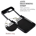 thumbnail image 2 of Dteck Case for Samsung Galaxy Z Flip 7,Shockproof Leather Ring Holder Case Hard PC Back Cover for Galaxy Z Flip 7,Black/Pattern, 2 of 7