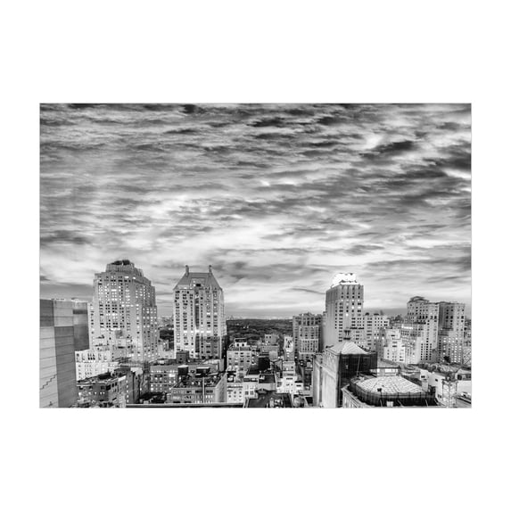 Ambesonne Black and White Jigsaw Puzzle, New York Skyscraper, Heirloom-Quality Fun Activity for Family Durable Cardboard, 1000 pcs, Black White