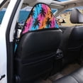 thumbnail image 5 of Binienty Palm Tree Print Removable Car Sweat Towel Seat Cover Towel Car Bucket Seat Cover For Van Suv Truck Highly Absorbent Seats Blanket, 5 of 8
