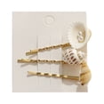 thumbnail image 2 of QIQUWOHUL Seashell Pearl Hairpins Side Bangs Hair Clips Headwear Styling Tools Hair Accessories Beach Hair Barrettes, 2 of 3